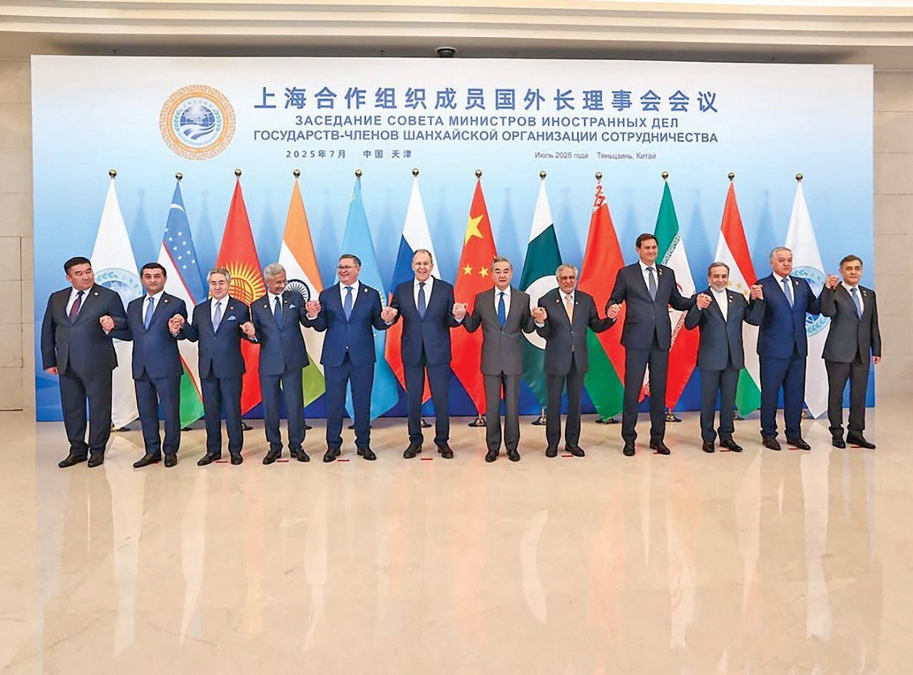 Meeting of the Council of Foreign Ministers of the Shanghai Cooperation Organization (SCO) member states on July 15 in Tianjin