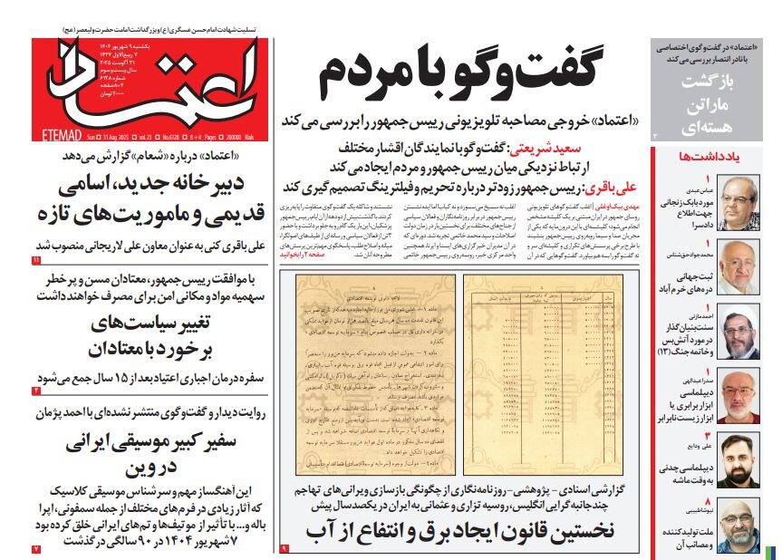 Tehran papers