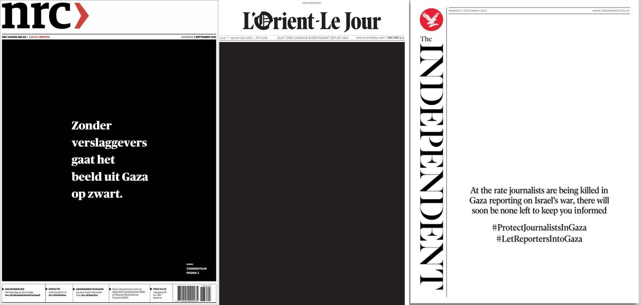 Newspapers blackout