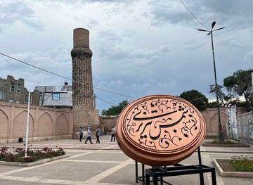 A view of Shams Tabrizi mausoleum in Khoy, northwest Iran.