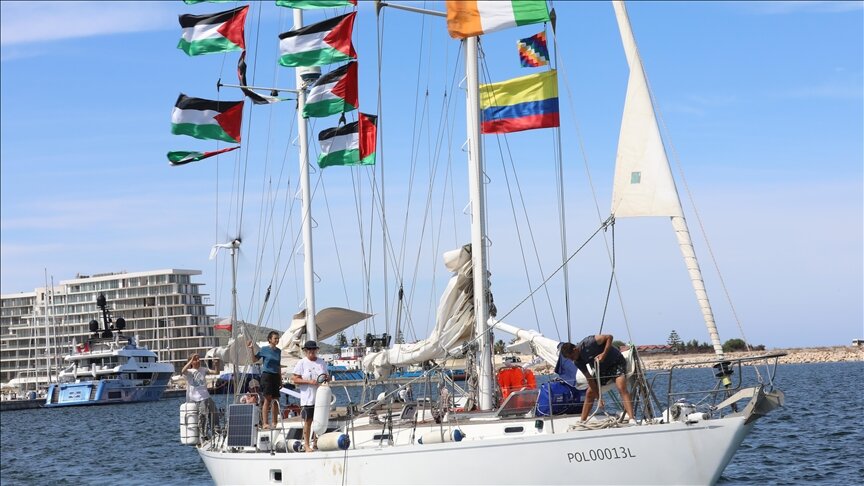 Global Sumud Flotilla sets sail from Tunisia to break Gaza blockade