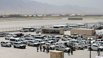 Parked vehicles are seen in Bagram U.S. air base, after American troops vacated it, in Parwan province, Afghanistan July 5, 2021. REUTERS/Mohammad Ismail