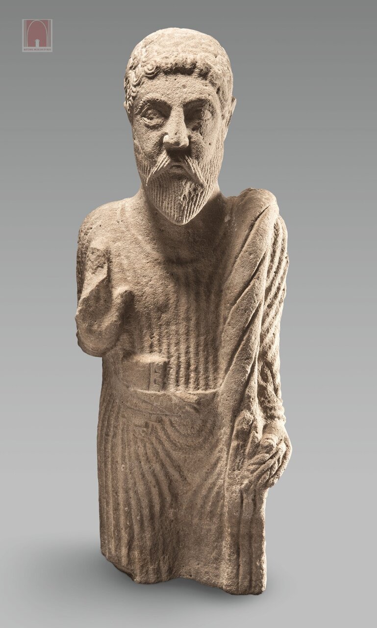 Echoes of the Past: Elymaean Worshipper Stone Statue