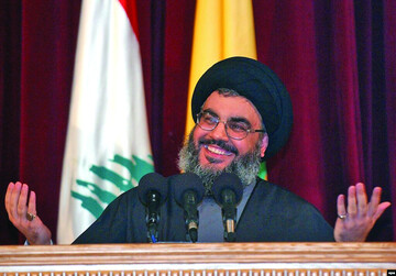 Sayyed Nasrallah smiling