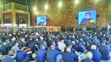 Nasrallah shrine ceremony