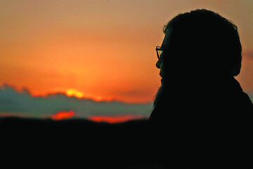 Nasrallah at sunset