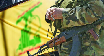 Hezbollah member rifle