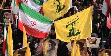 Iran Hezbollah flags