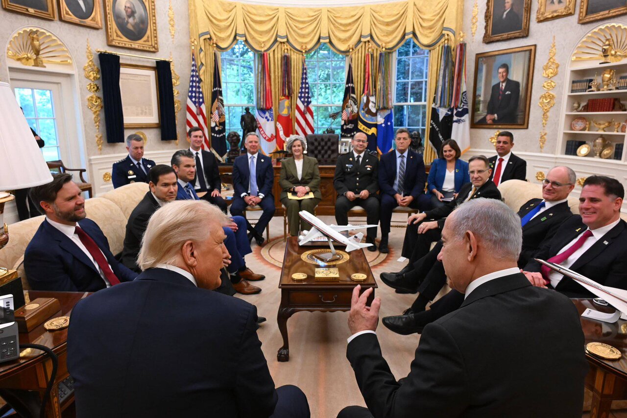 Trump and Bibi meeting