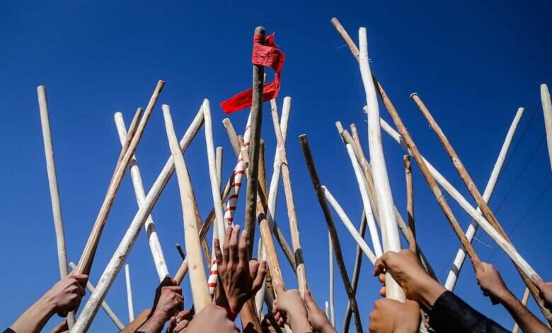 Hundreds observe ancient Qalishuyan ritual in central Iran