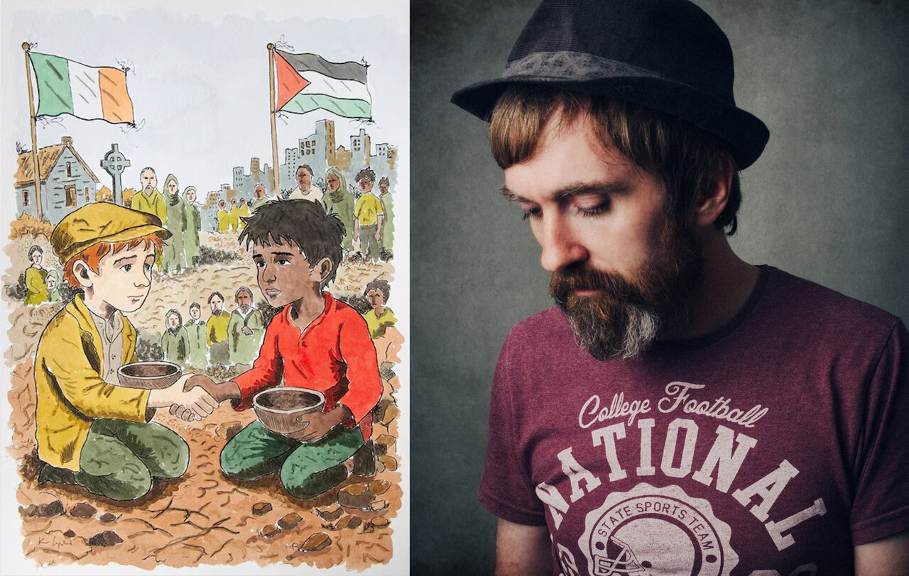 Our DNA feels Palestine’s pain: Irish illustrator 