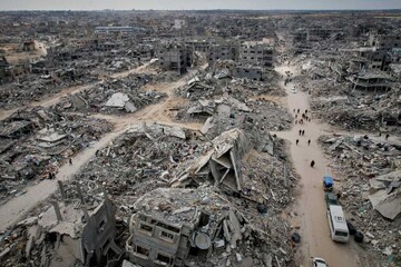 The media office in Gaza says the number of missing persons in the besieged enclave stands at 9,500