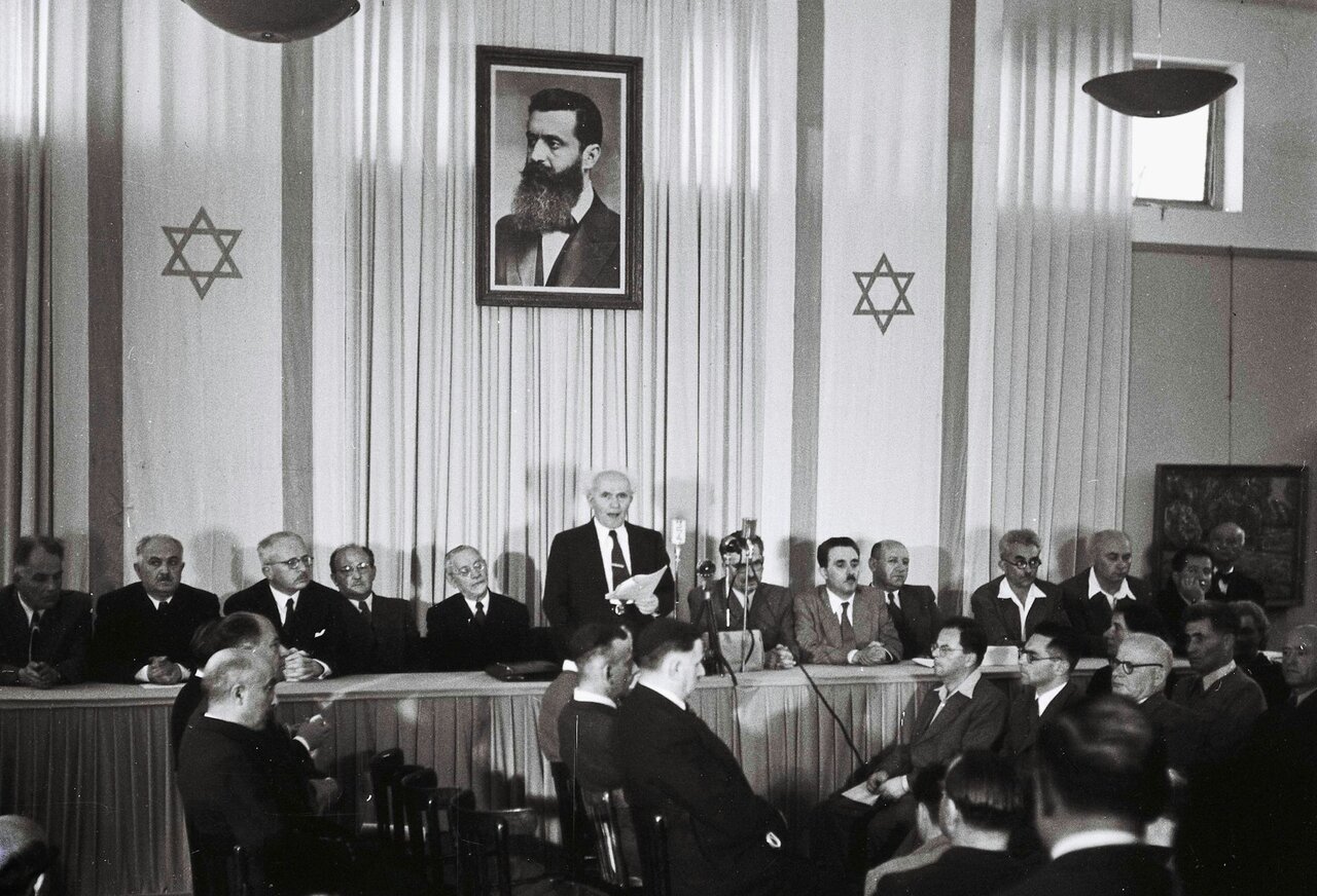 David Ben-Gurion estableciendo el régimen israelí