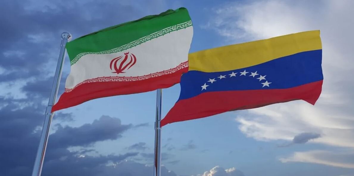 Iran Venezuala flags