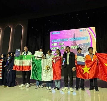 Iranian students clinch gold medals in ISIF 2025