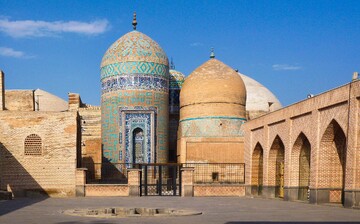 A view of Sheikh Safi al-din Khanegah and Shrine Ensemble in Ardabil, northwest Iran