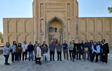 Archaeology students tour historical monuments in Varamin plain