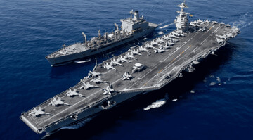 US aircraft carrier