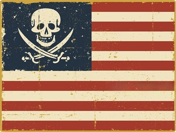 American pirate flag