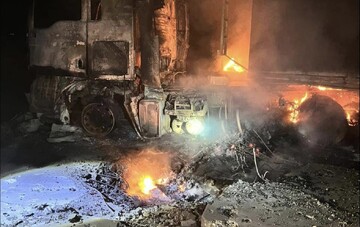 Aftermath of a Russian attack on Odesa's port facilities overnight on Dec. 20, 2025. (Photo by the State Emergency Service of Ukraine / Telegram)