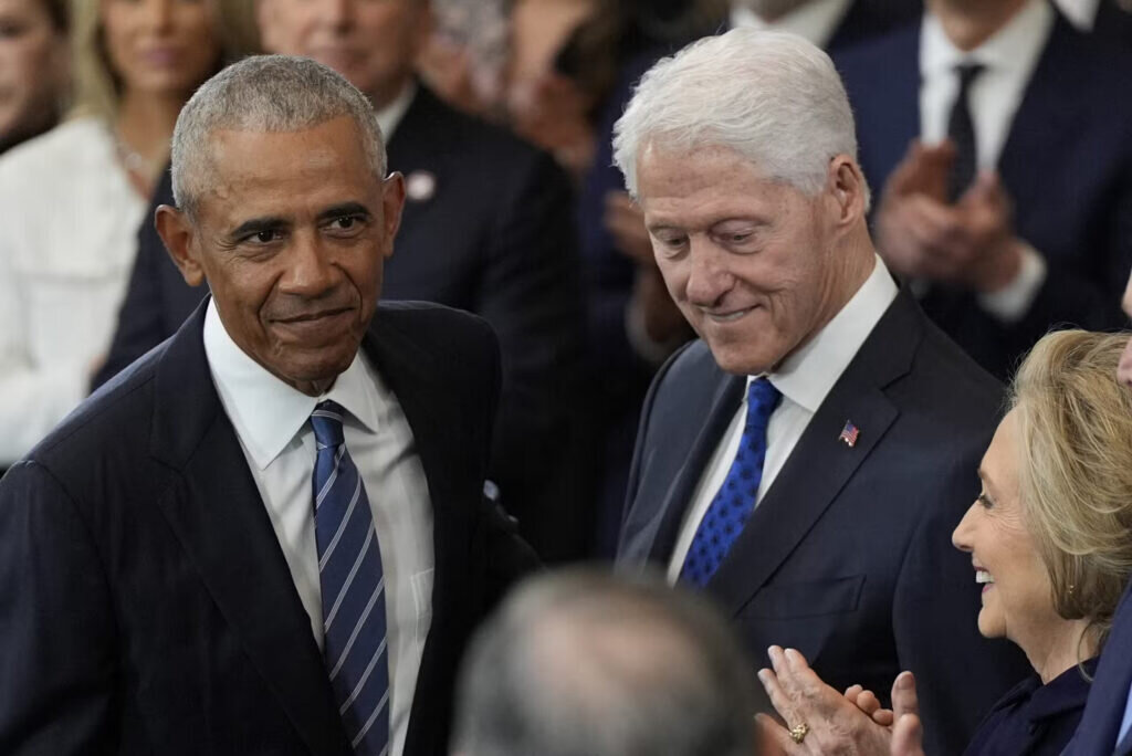 Clinton and Obama call on Americans to ‘stand up’ to ICE
