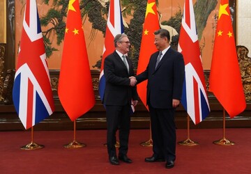 British Prime Minister Keir Starmer meets Chinese President Xi Jinping in Beijing, Jan. 29. Photo: Carl Court/Getty Images