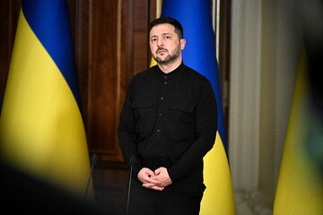 Zelensky Speaks in Kyiv, October 10, 2025 (Getty Images)