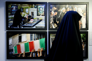 “Life in War” photo exhibition spotlights Iranian resilience during 12-Day War