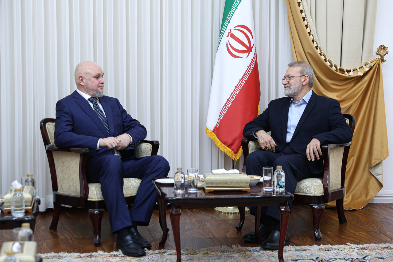 Larijani meets with Russia's energy minister