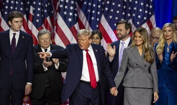 Trump, family, and friends