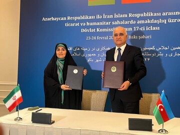 Iran, Azerbaijan sign economic co-op document covering 10 sectors