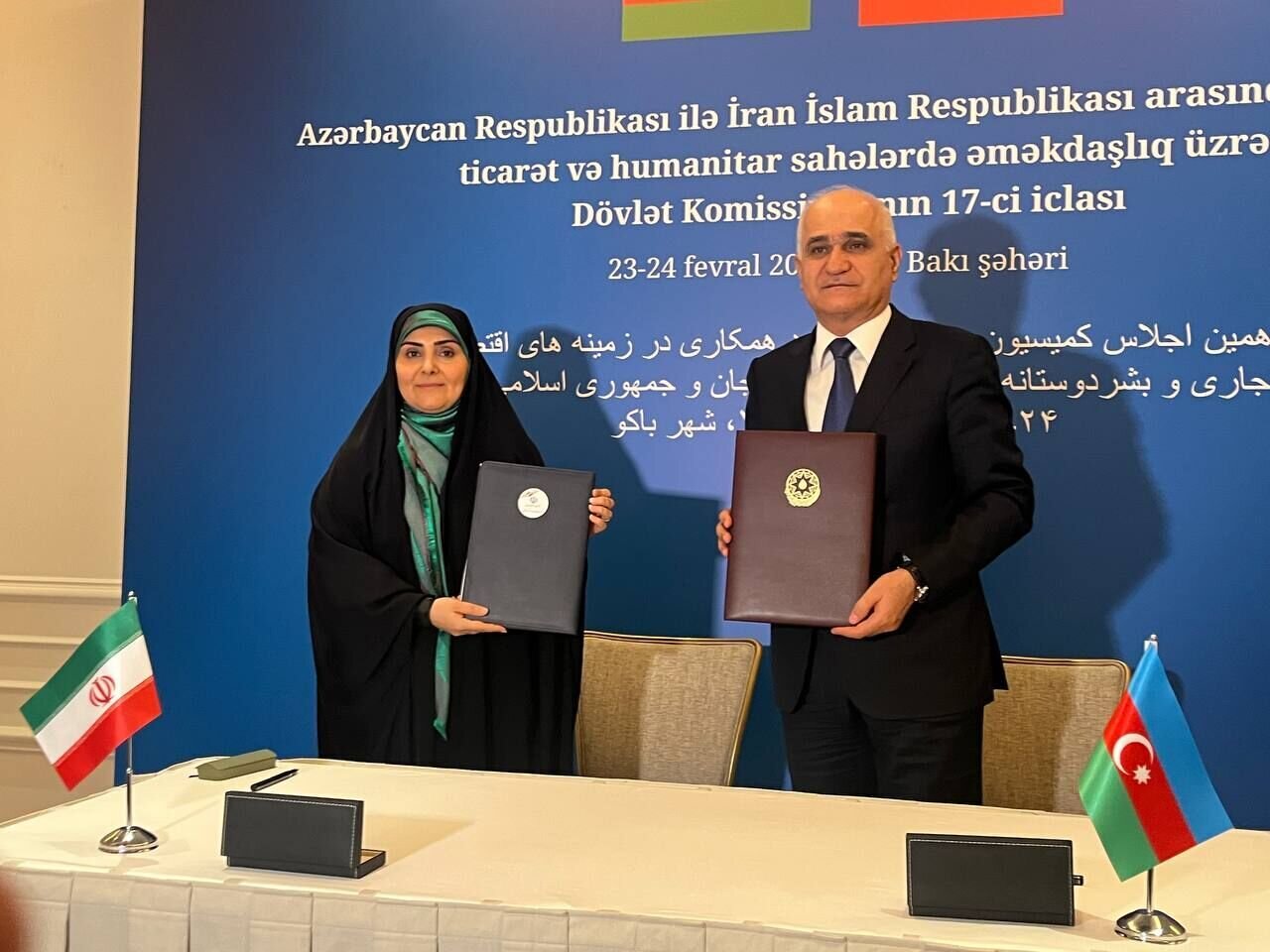 Iran, Azerbaijan sign economic co-op document covering 10 sectors