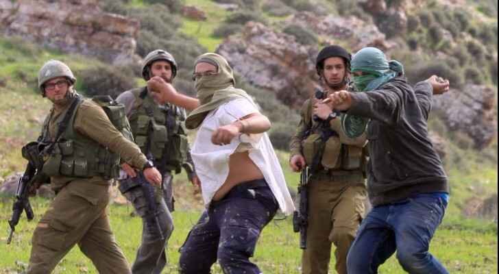 Israeli forces, settlers