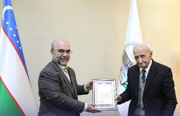Uzbek professor Sadri Sadiev receives membership in Academy of Persian Language and Literature