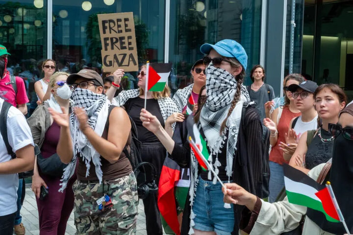 Pro-Palestine students in Britain