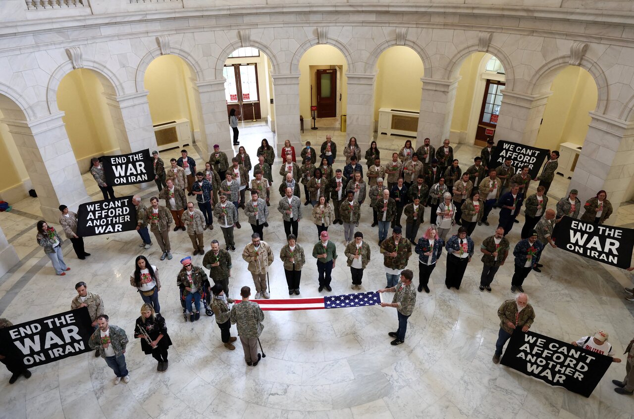 66 American veterans and relatives arrested in Capitol protest against the war on Iran