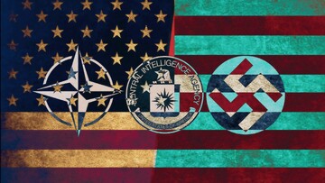 NATO and the American flag