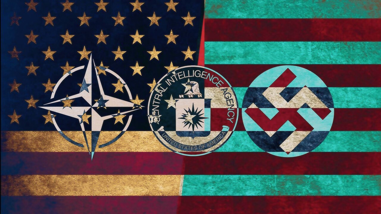 NATO and the American flag