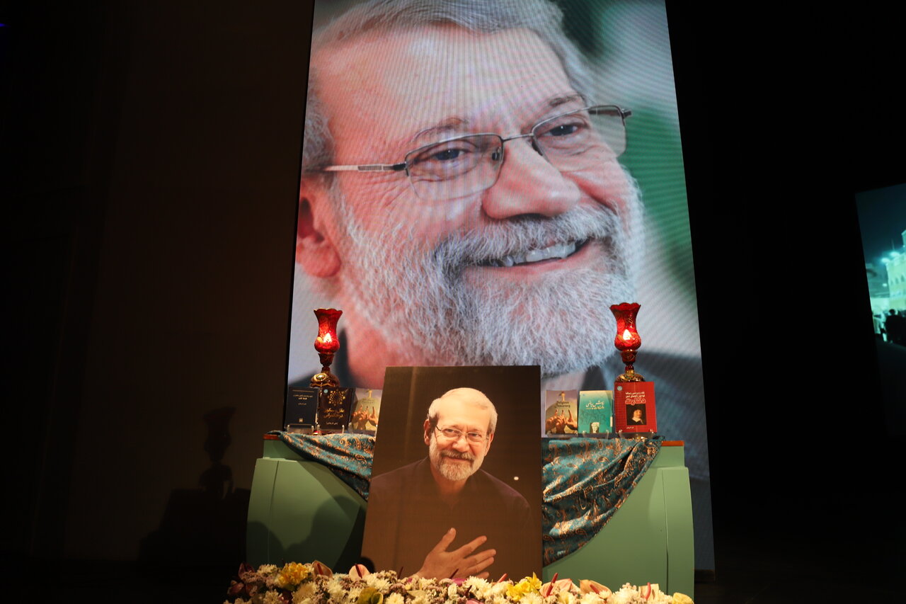 40th-day memorial ceremony for martyr Ali Larijani held in Tehran