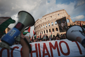 Rome protest for Gaza