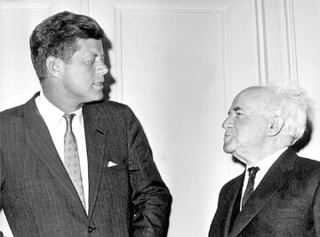 President Kennedy insisted on inspections at Dimona and warned David Ben-Gurion that American support for Israel depended on nuclear transparency