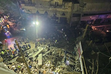 The destruction left by Israeli air raids on Lebanon