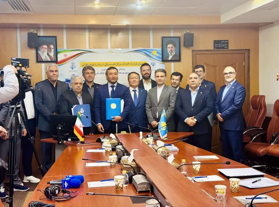 Kazakh investment at Shahid Rajaei Port to triple bilateral trade, guarantee 1.5m-ton-transit