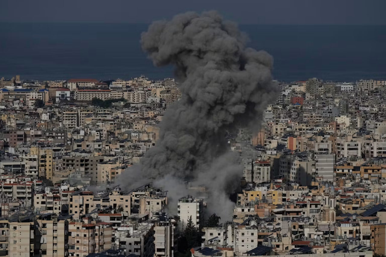 Explosion in city