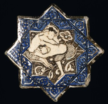 Wrestlers of the 7th century AH: When sport became eternal in an Ilkhanid luster tile