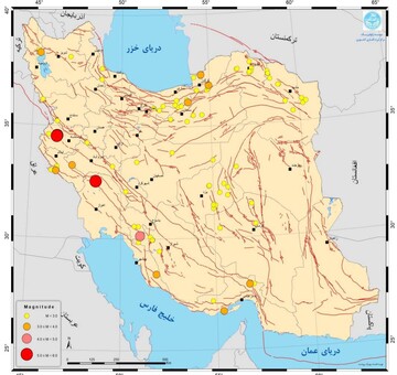Iran shakes with 128 earthquakes in a week