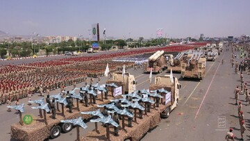 A show of military exercise by the Yemeni Armed Forces (YAF)