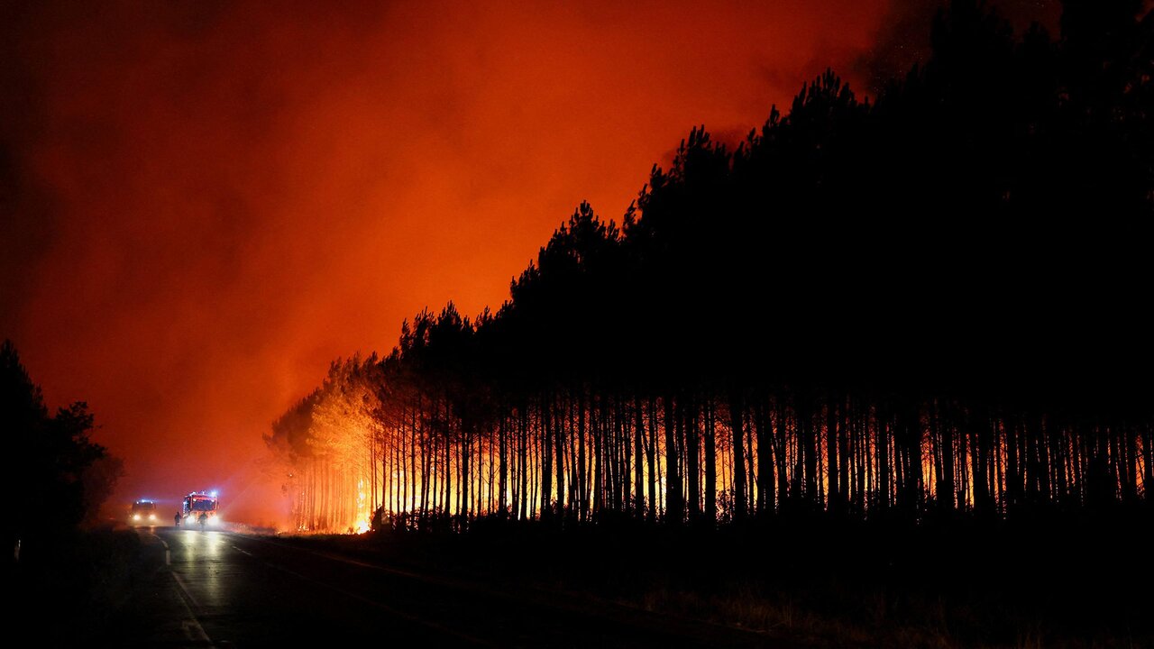 Ferocious wildfires in southern Europe
