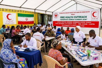 Iranian Red Crescent Society offers health services in Ghana