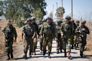 Israeli military officials in Syria